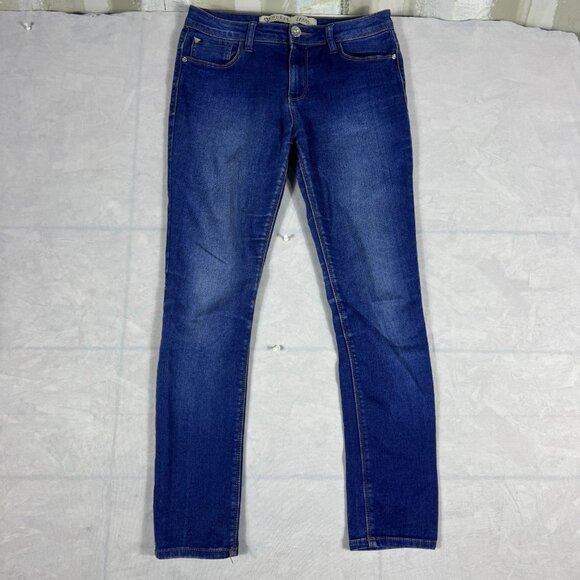 Guess Los Angeles Power Skinny Jeans Womens Blue Denim Outdoor Comfort Size 14 - Picture 1 of 16